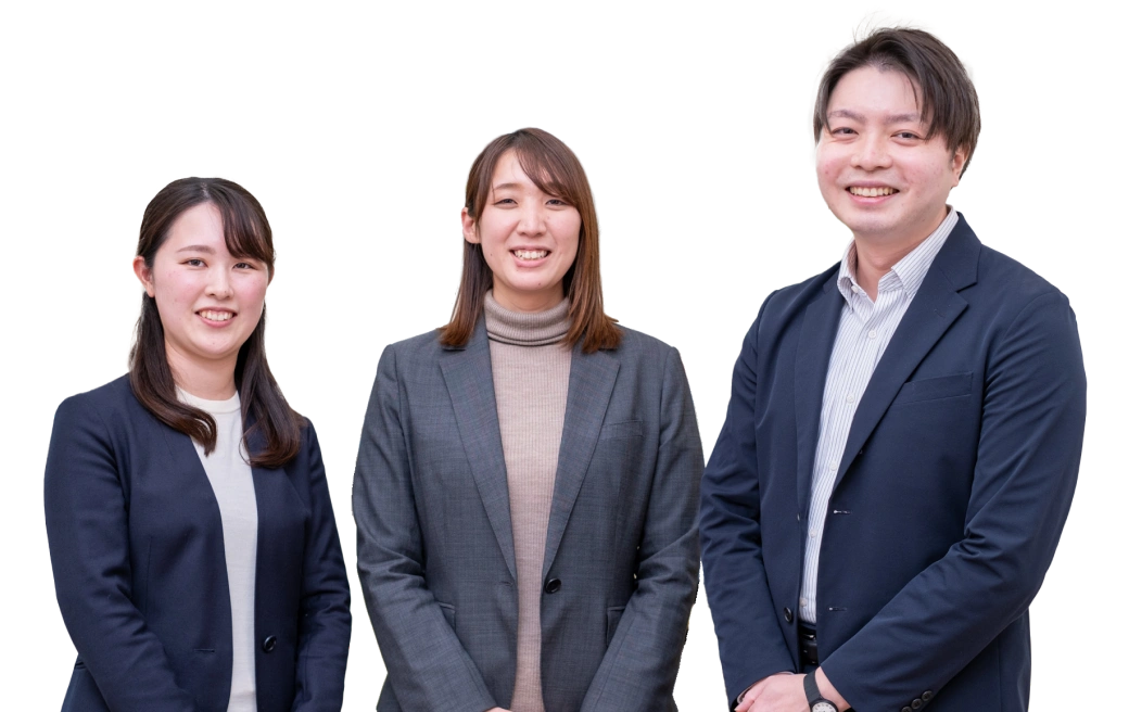 ジョブジョイントおおさかの支援スタッフ3人